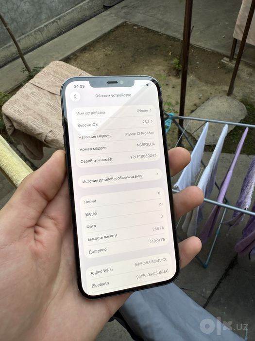 iPhone 12 Pro Max 256Gb 100%