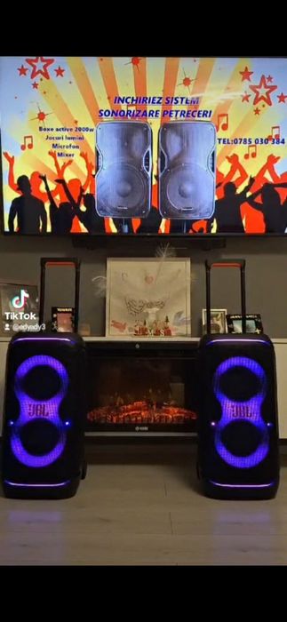 Inchiriez boxe, JBL, Boxa active, sonorizare evenimente, muzica petrec