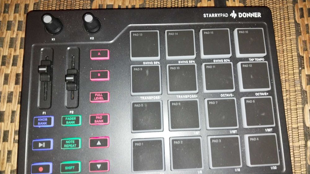 Donner Starrypad MIDI drum machine