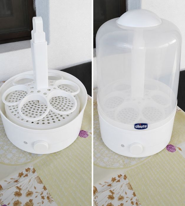 Se vinde sterilizator de biberoane și leagan cu muzica noi