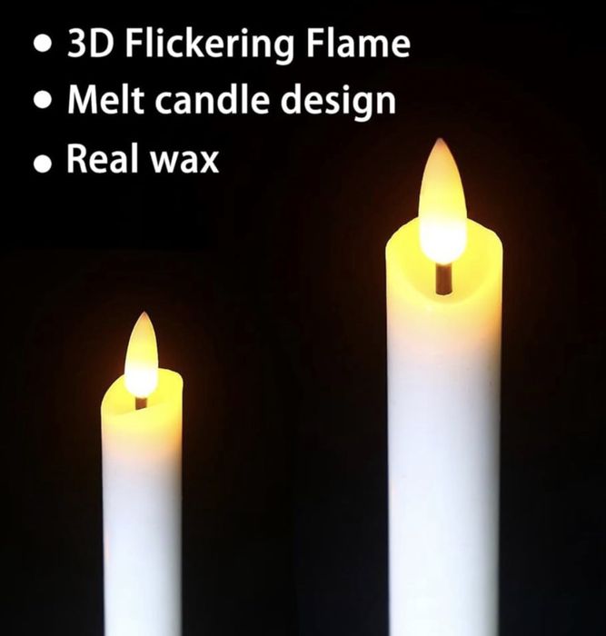 Set de 6 lumânări LED fără flacără