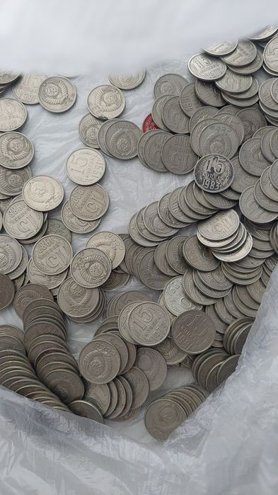 Продам 1, 10, 15, 20 копеек советских
