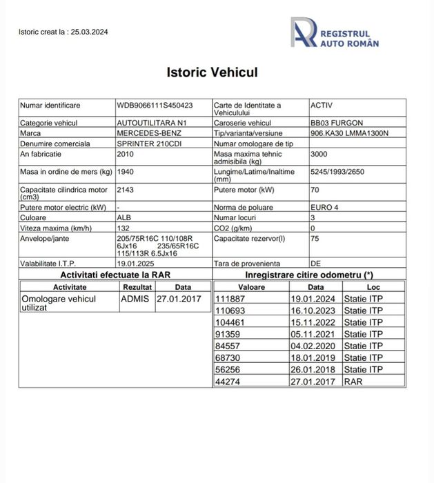 MERCEDES-BENZ Sprinter 2010 — imagine 5