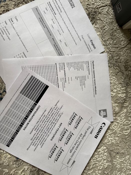 Canon MF 4350 d 4/1 Duplex Printer Tiniq Xolatda Aybi yoʻq Srochno