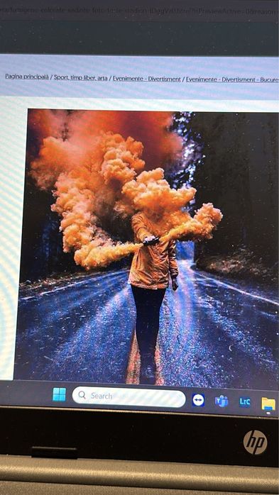 Fumigene colorate torte sedinte foto