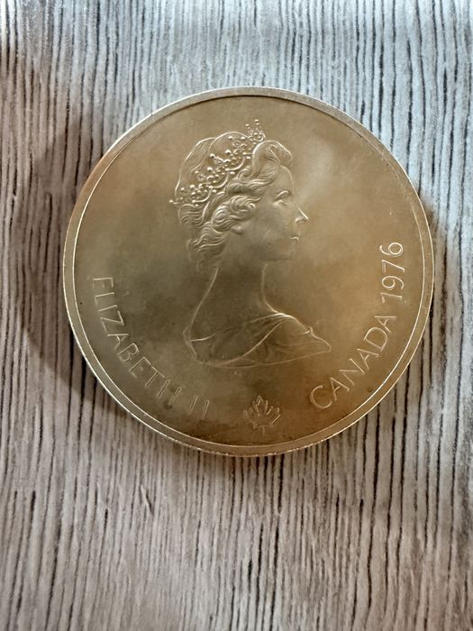 10 dolari canadieni din argint editia 1976 la jocurile olimpice de vara de la Montréal