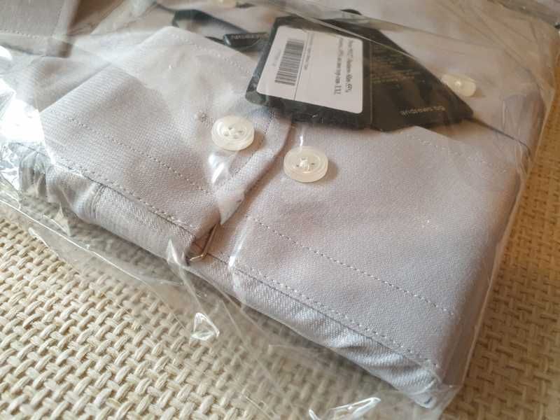 Елегантни ризи с кройка Business Active риза светло сив лилав син цвят