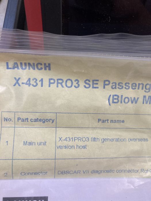 Пподам автодиагностику лаунч x 431 pro3 se
