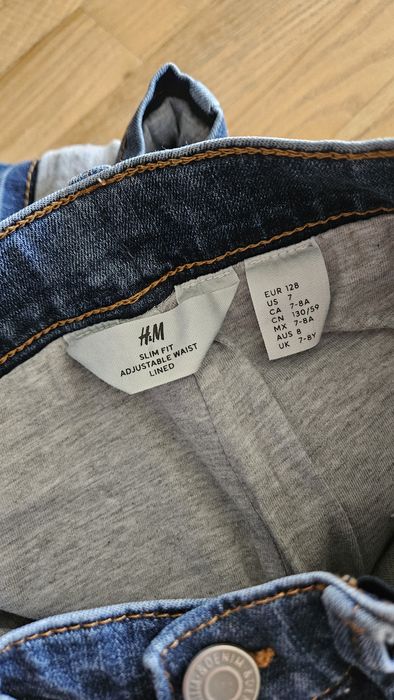 Три нови детски панталона 128 см H&M и Next