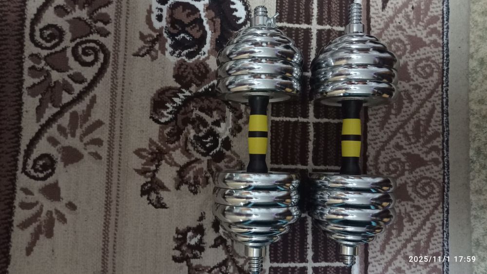 Продам гантели новые