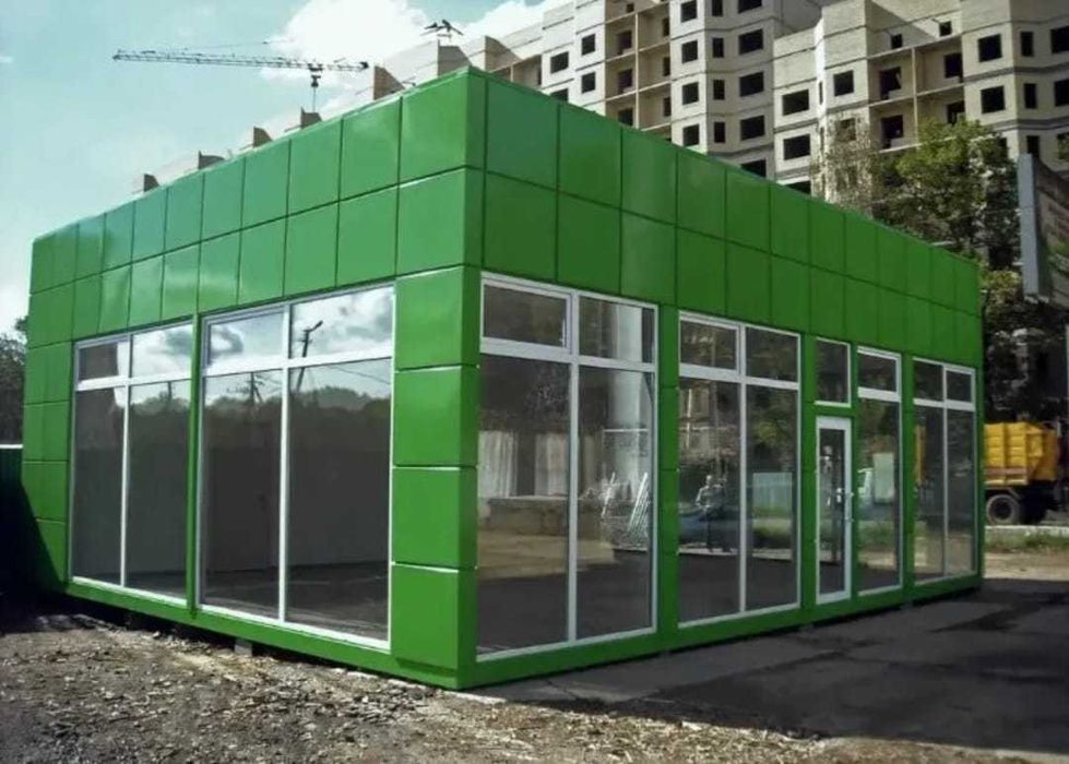 Модульный павильон 6×3 – под магазин, аптеку, офис