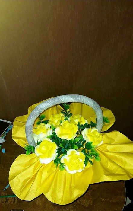 Цветы в корзине (пишите в тг)