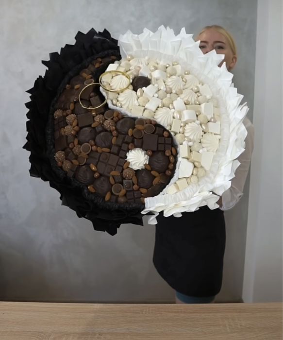 Шоколадные букеты Новогодние