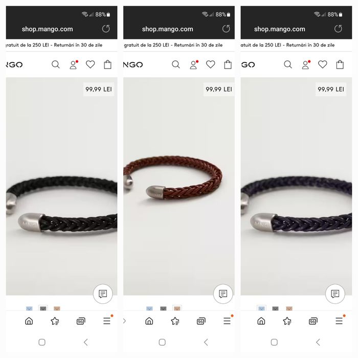 Bratari barbati Mango