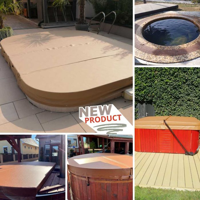 Capac PERSONALIZAT termoizolat pentru ciubar/piscina ORICE DIMENSIUNE