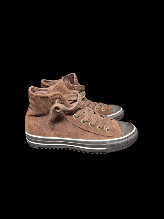 Converse Chuck Taylor All Star – велурени, кафяви, висок модел