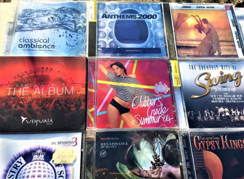 cd-uri originale, ushuaia ibiza, gipsy kings, renaissance, mambo