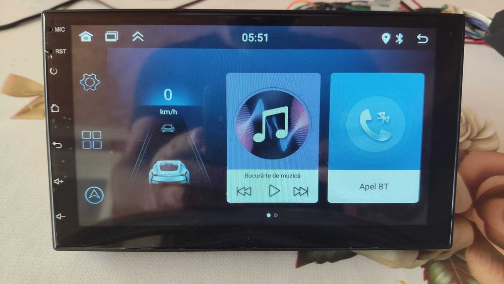 Navigație Auto Android - 2GB RAM / 32GB ROM - Ecran Touchscreen