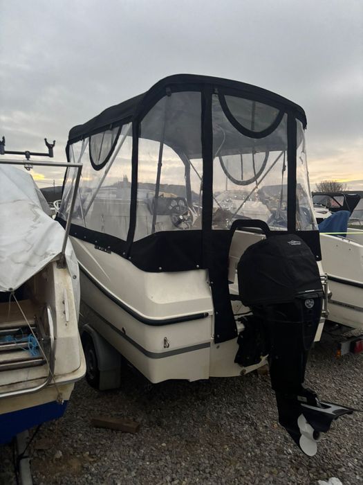 Quicksilver 455 cabin 2017 motor mercury 60 cp 2023 ,peridoc