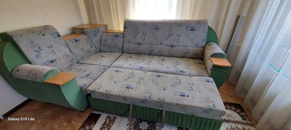 Диван угловой с креслом