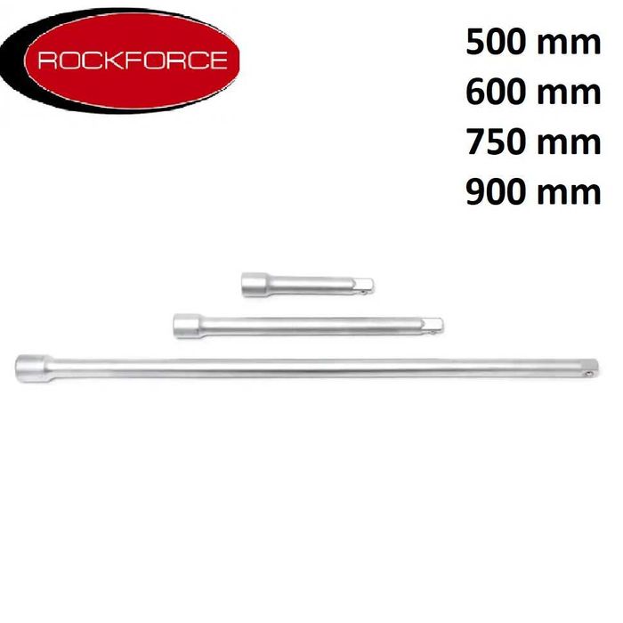 Удължение за гедоре 1/2″ Rockforce – дълги 500, 600, 750, 900мм