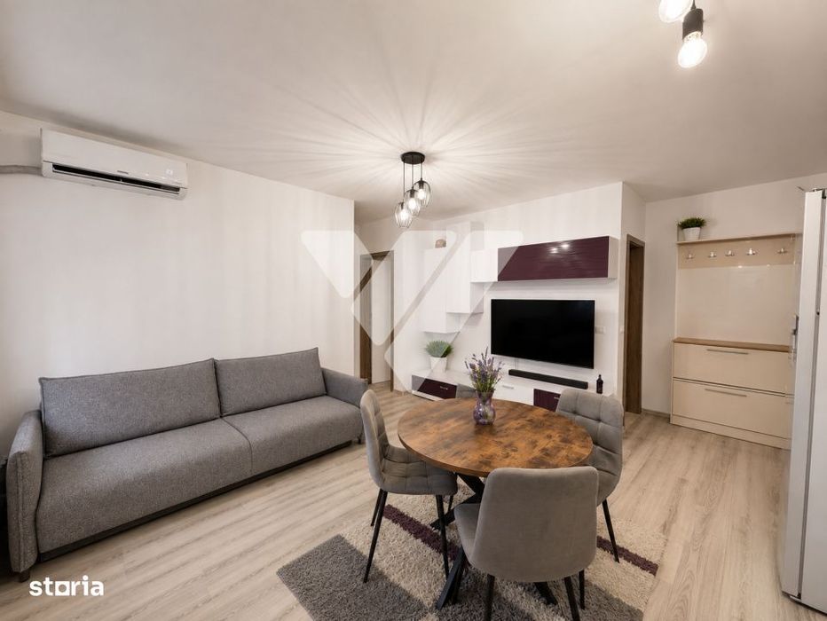 Apartament 3 camere mobilat si balcon 9 mp, 2 parcari Turnisor Sibiu — fotografia 1