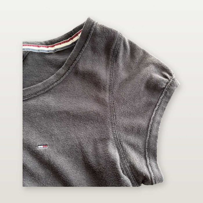 Tommy Hilfiger Denim тениска тъмносива
