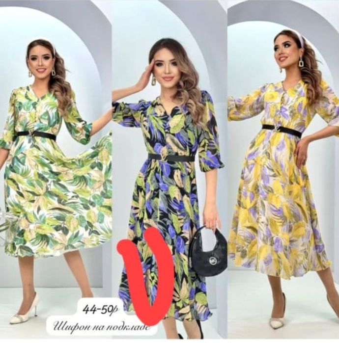 Платье летнее шифон