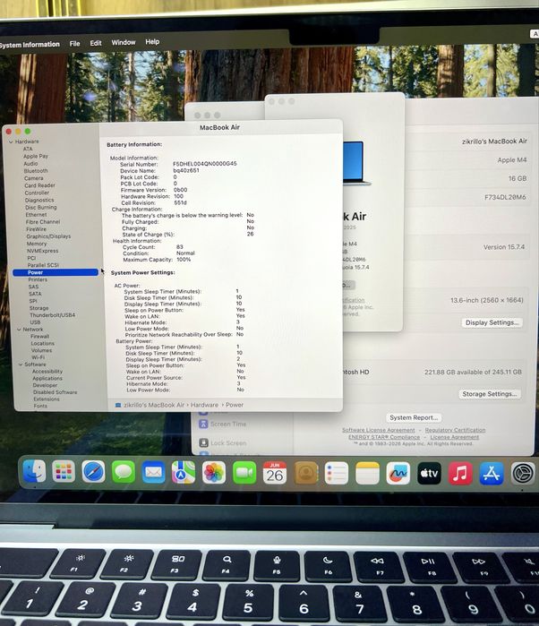 MacBook Air M4 Sky Blue ( Макбук - Ноутбук )