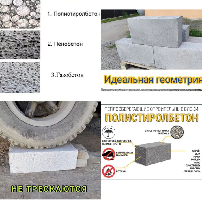 Полистиролбетонные блоки