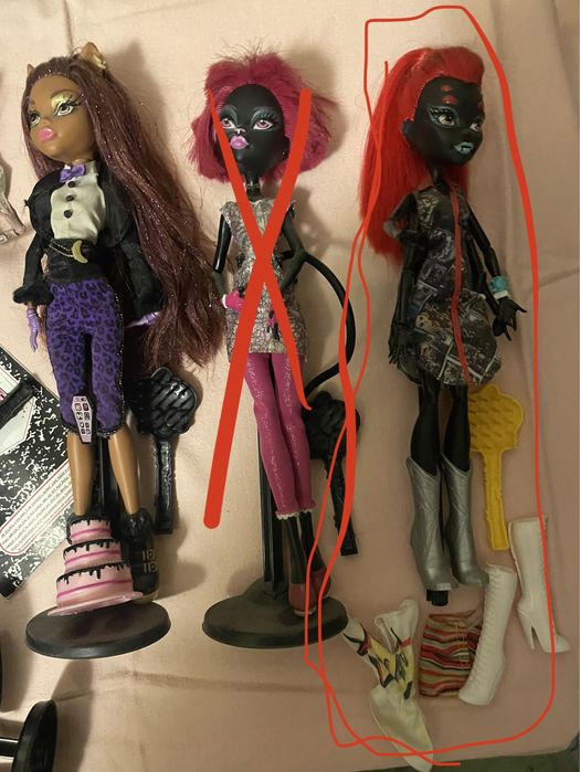 Monster high кукла вайдона