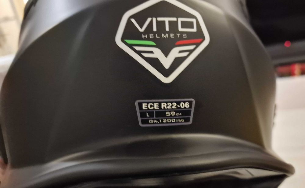 Мото каска Vito Helmets (С свалящ се подбрадник / маска) - Размер L / 59 см