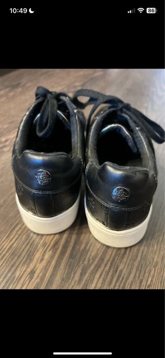 Adidasi guess piele neagra