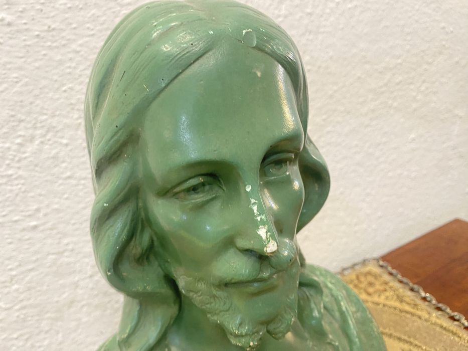 Френски порцеланов бюст исус