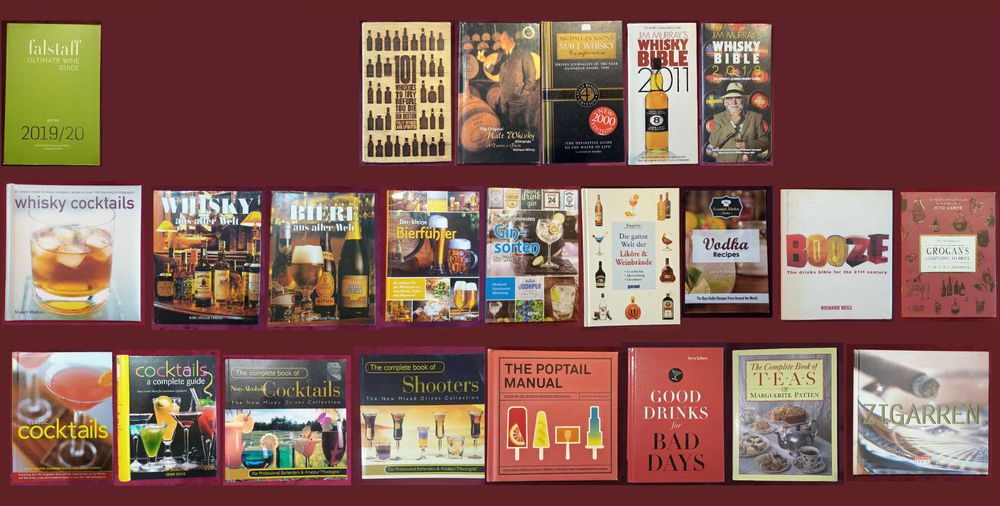 Вино, бира, уиски, алкохол, коктейли, пури - 23 книги