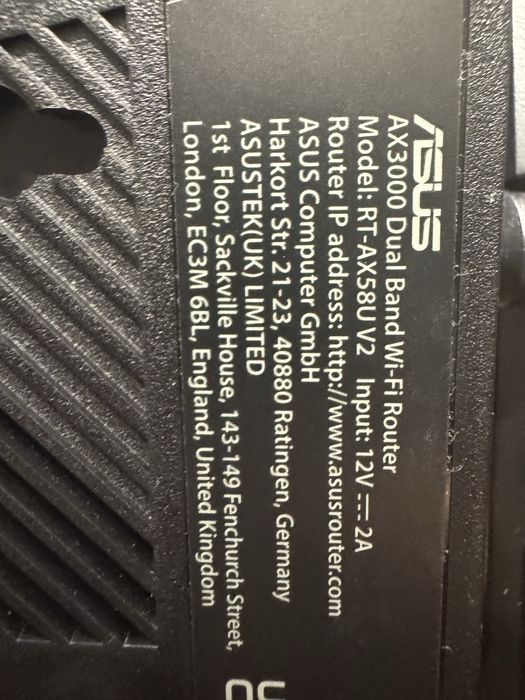 Роутер Asus RT-AX58U v2
