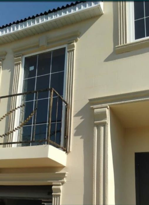 Жидкий травертин, фигуры из пенопласта