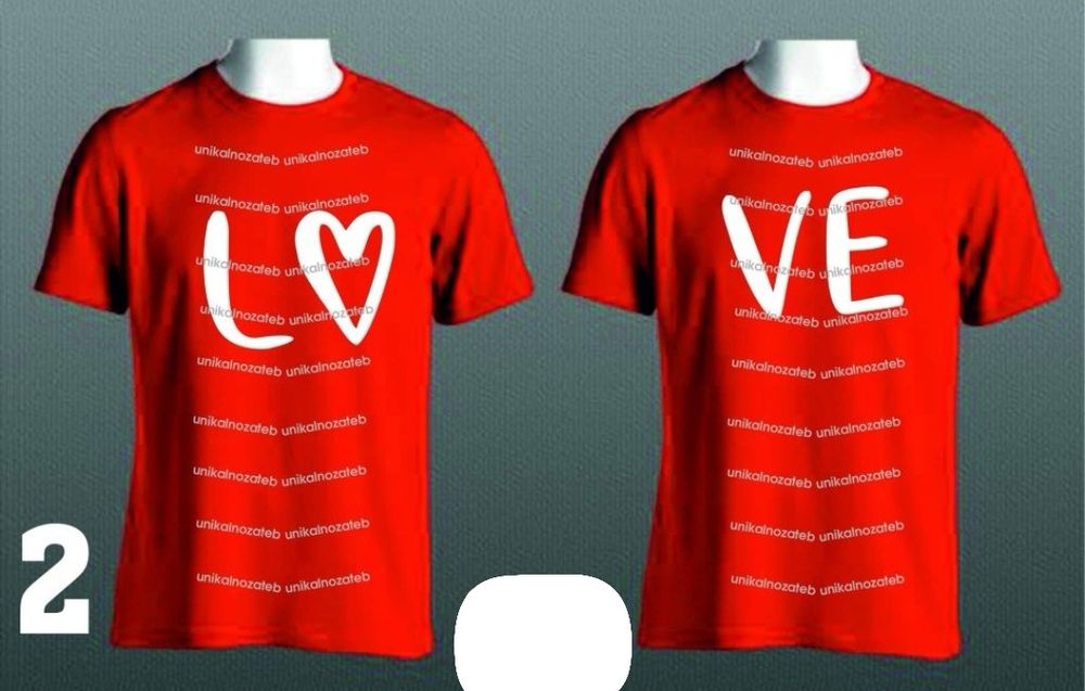 Тениски за двойки комплект