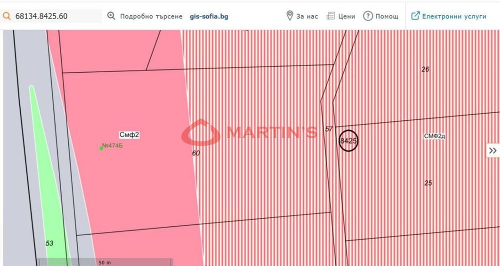 Продава се Парцел в София, Кремиковци - 5784 кв.м за 250 €/кв.м - Снимка #3