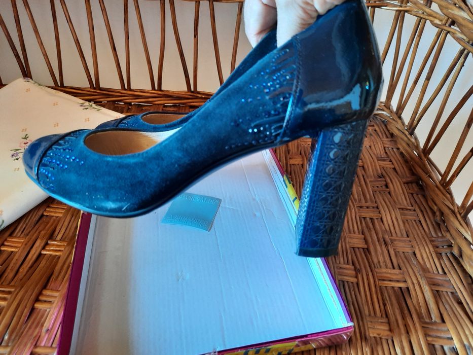 Pantofi full piele naturala