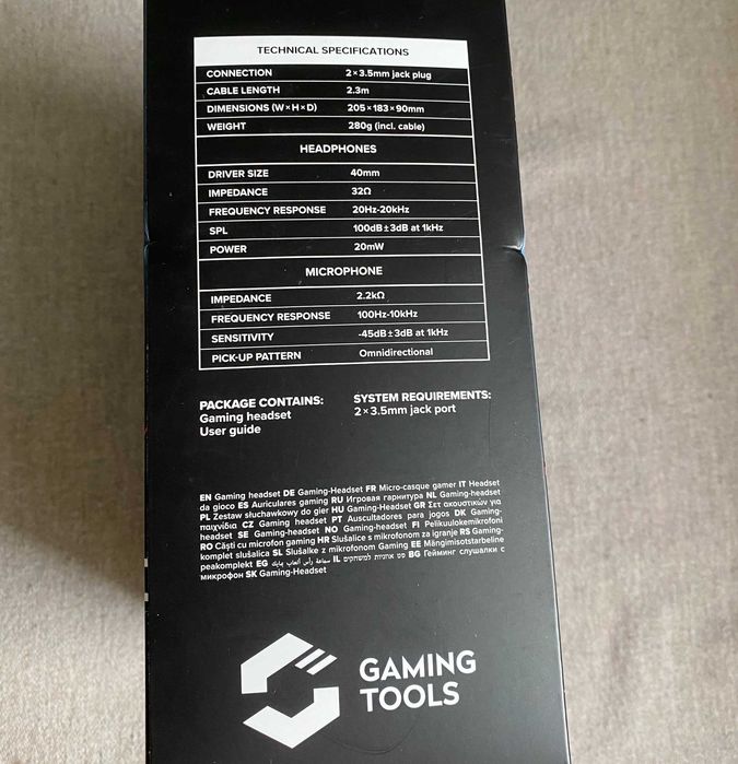 Casti gaming SpeedLink HADOW, PC,PS5 XBOX Negru-Rosu - sigilate