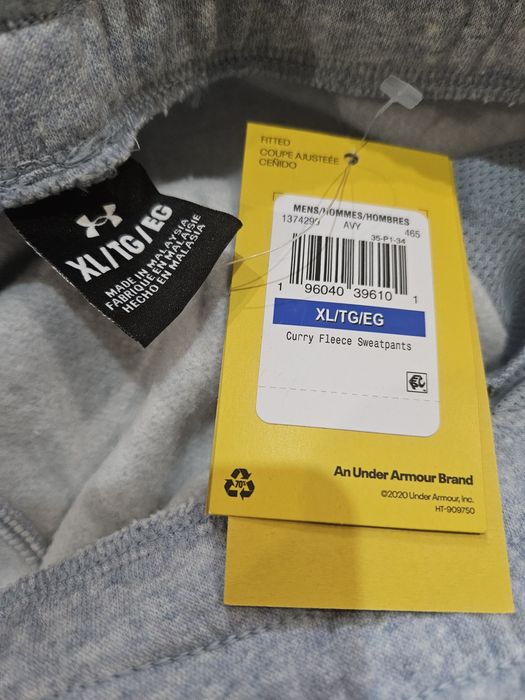 L XL  2XL Under Armour Долнище Мъже Curry Fleece Sweatpants Ново