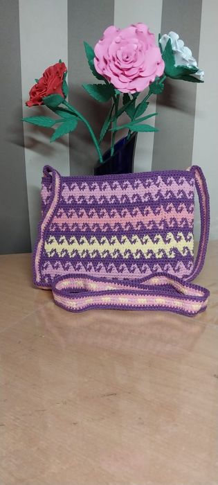 Вязаные сумочки ручной работы