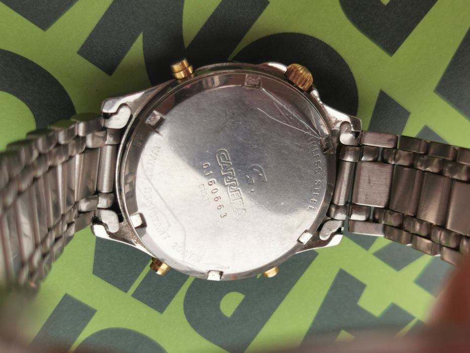 Ceas Carerra vintage mecanism rar swiss