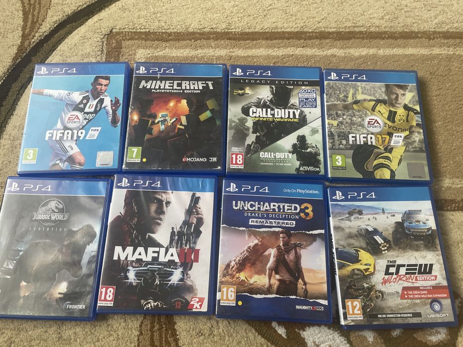 Jocuri ps 4 folosite