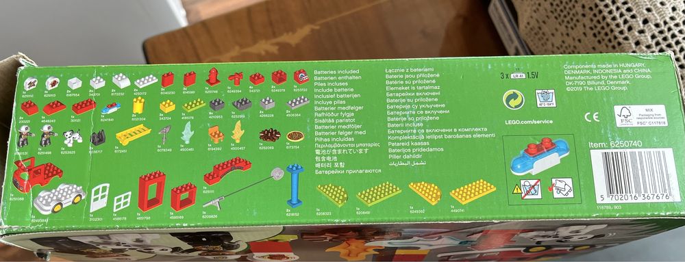 Lego Duplo Пожарное Депо оригинал