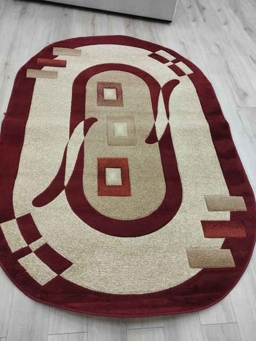 Ковёр шерстяной овальный