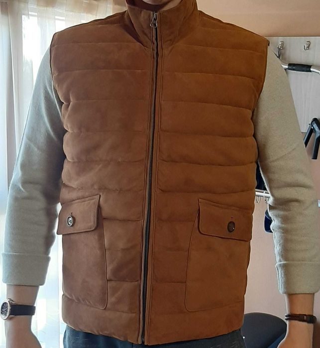 vesta din piele autentica