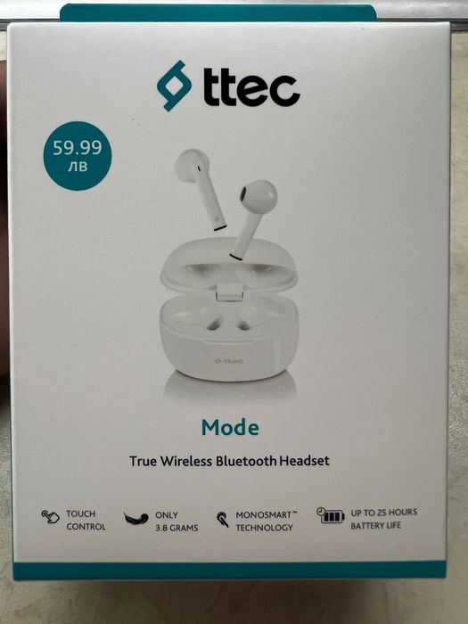 Безжични слушалки TTEC