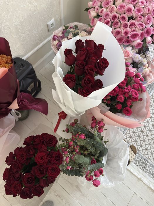 Цветы б/у в хорошем состоянии